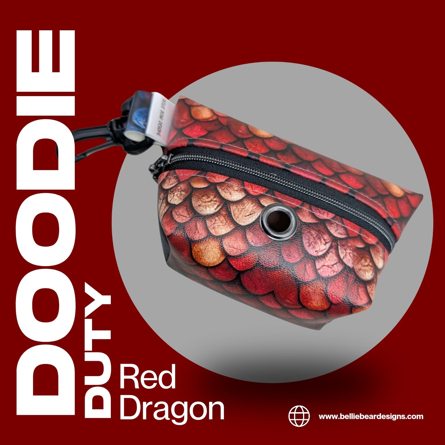 Doodie Duty Bags- Red Dragon (New Design)
