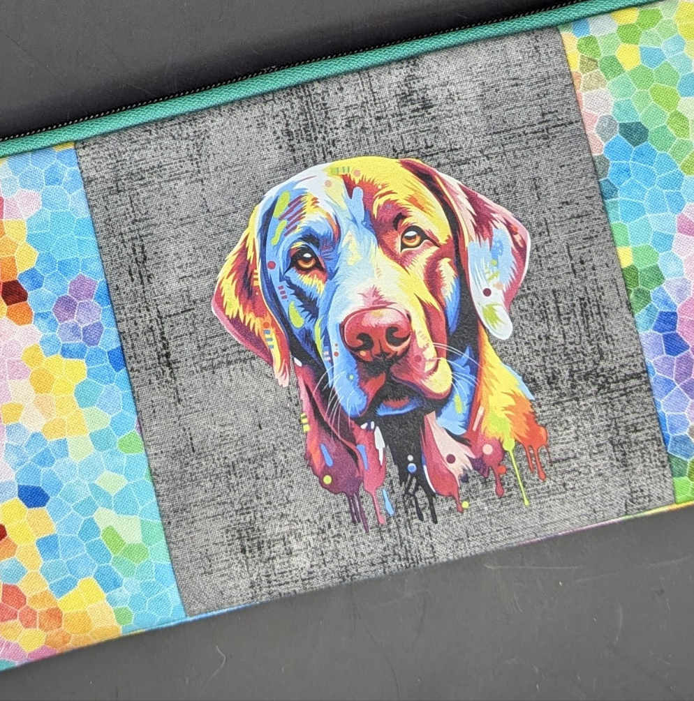Bright Dogs Clutch Bag