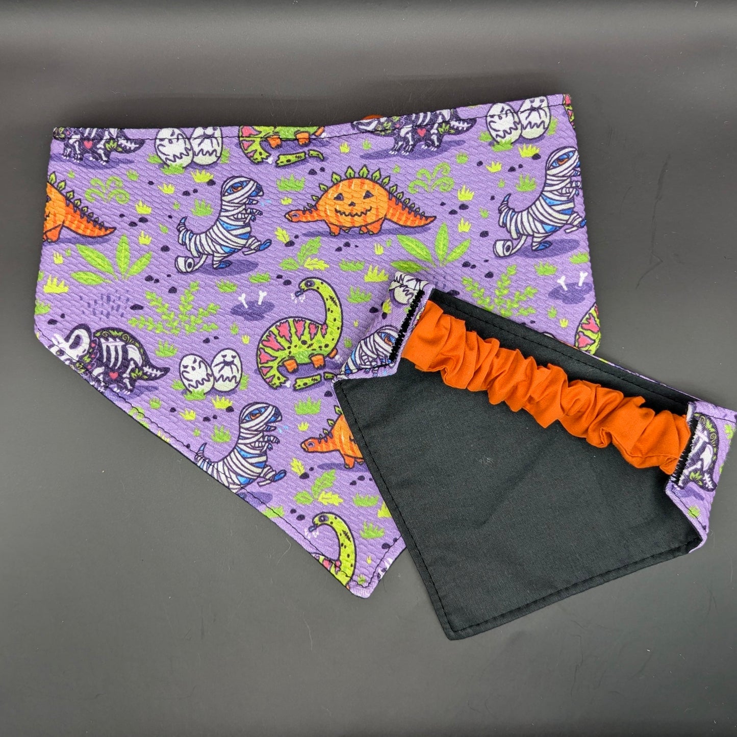 Dino Zombie Scrunchie Bandana