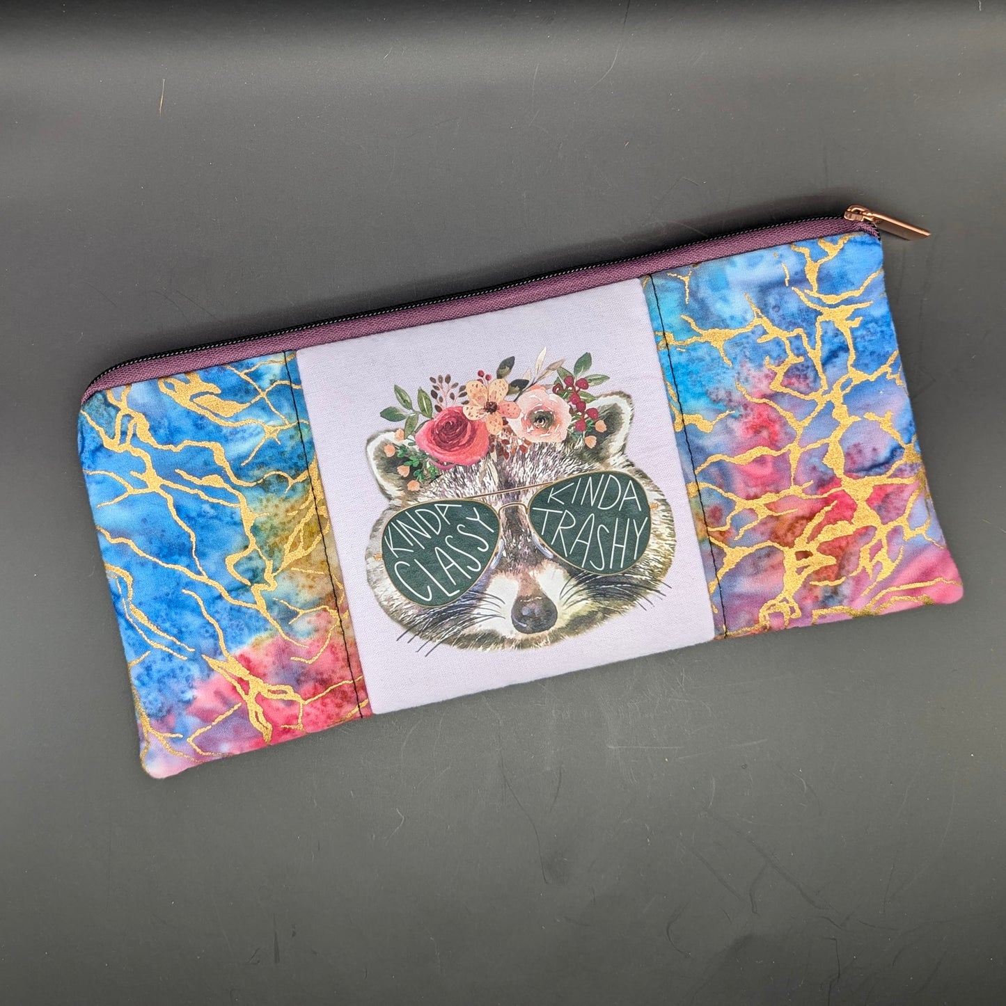 Playful Raccoon Clutch Bag