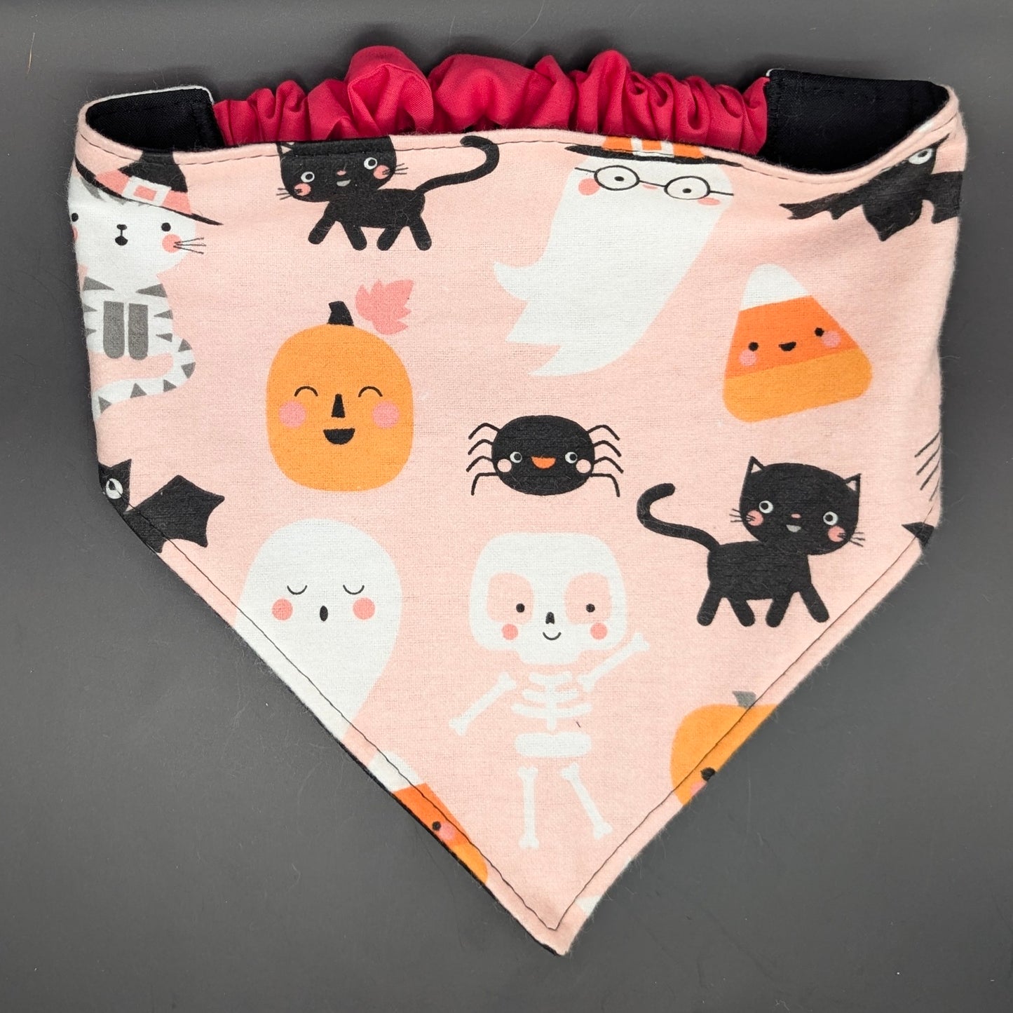 Pink Halloween Icons Scrunchie Bandana