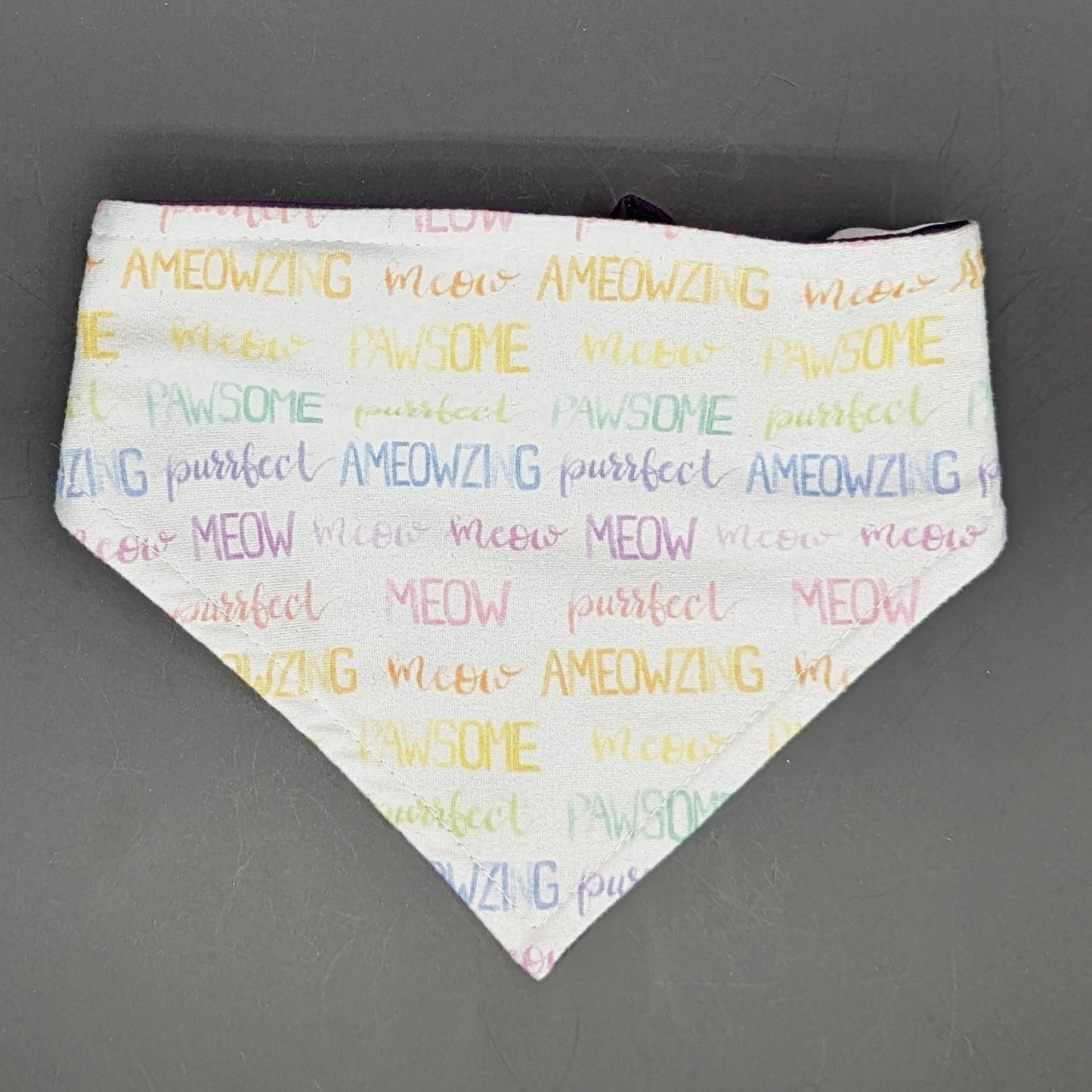 Cat Phrases Scrunchie Bandana