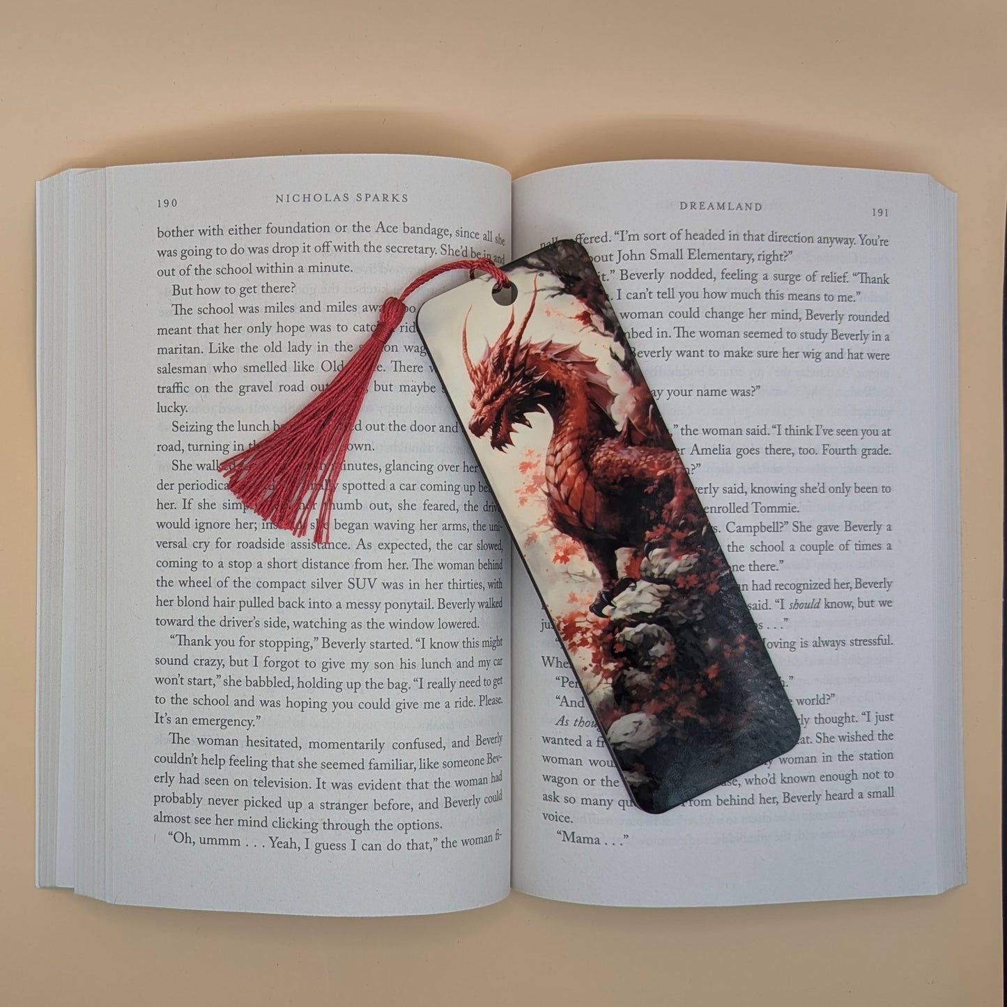 Red Dragon Bookmark