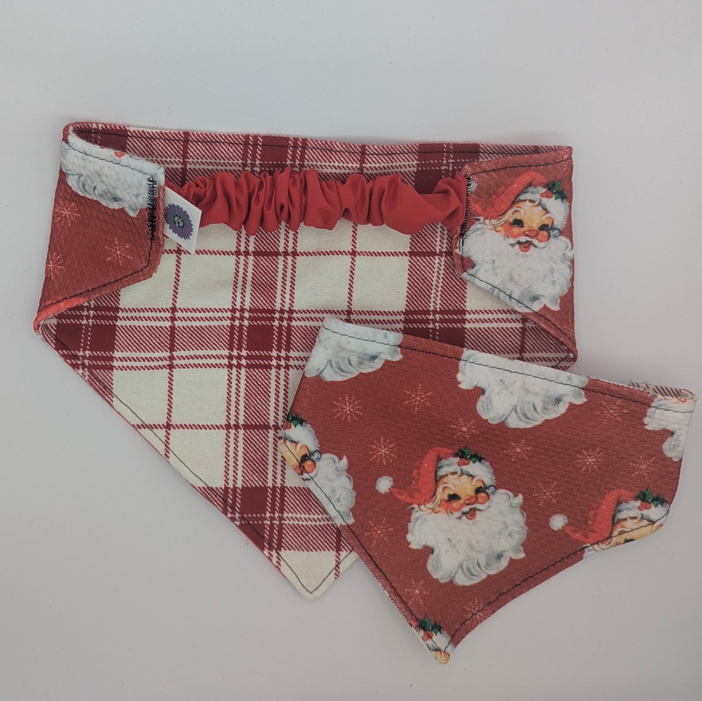 Santa Plaid- Reversible