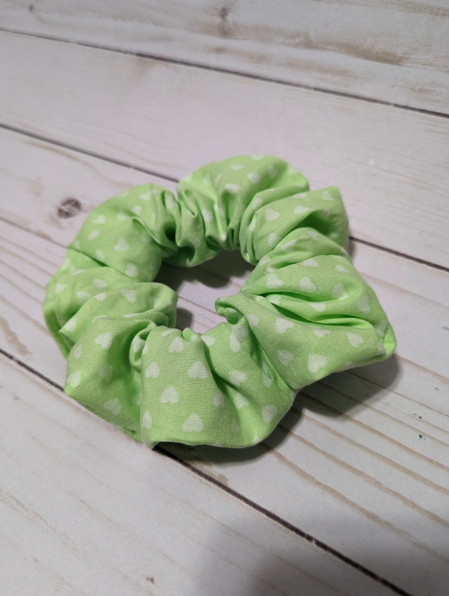 Mini Hearts Hair Scrunchie