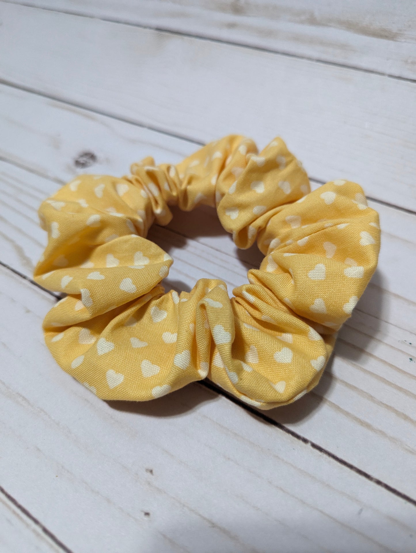 Mini Hearts Hair Scrunchie