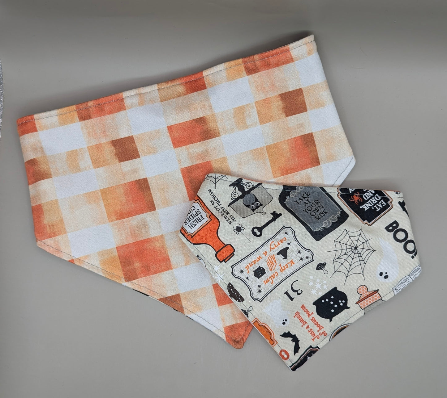 Tan Potions Scrunchie Bandana-Reversible