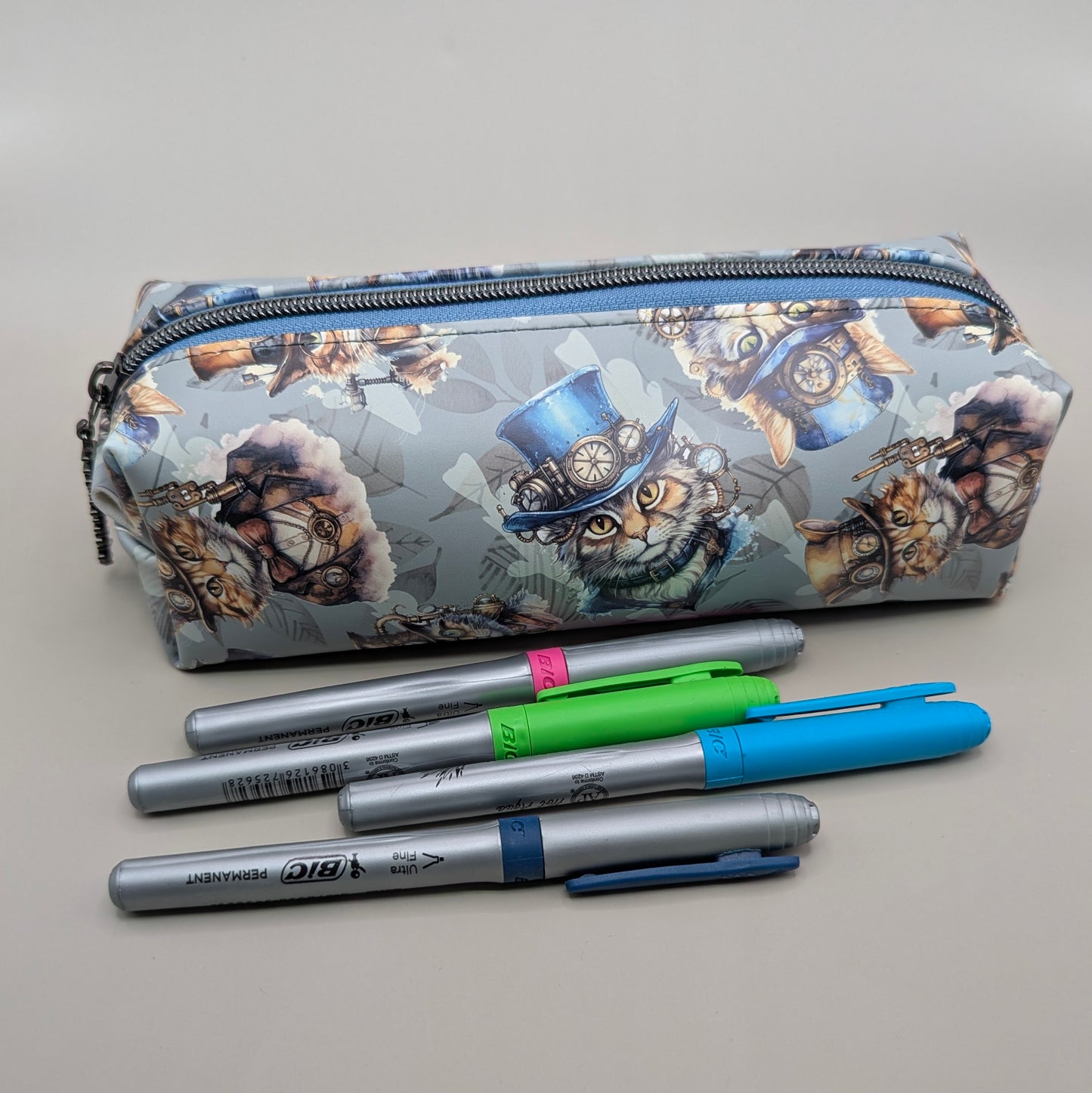 Long Boxy Bag - Steam Punk Cats