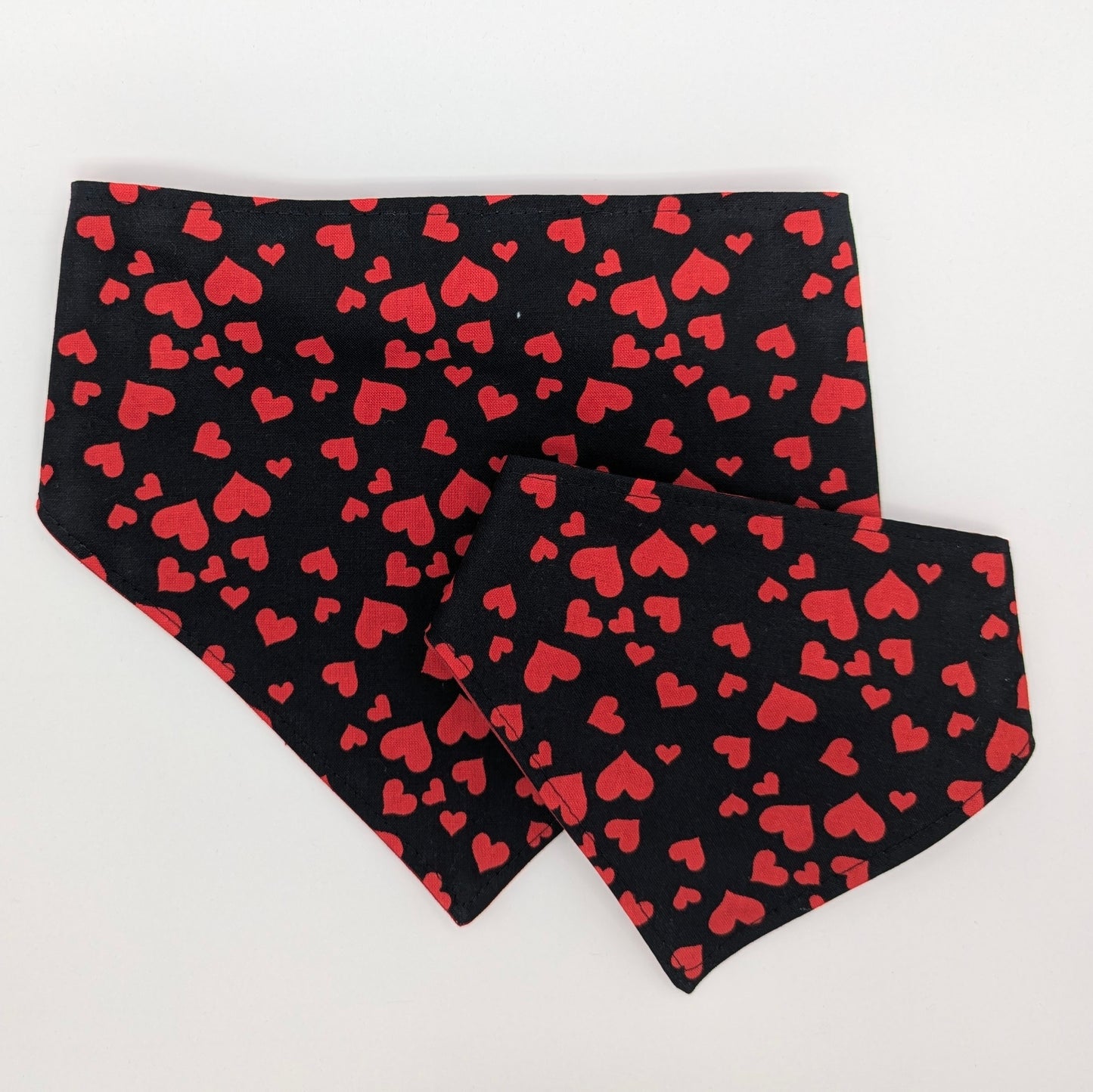 Floating Hearts Scrunchie Pet Bandana