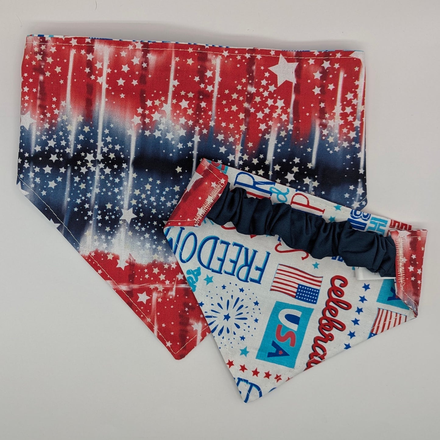 RWB Marble Scrunchie Bandana-reversible