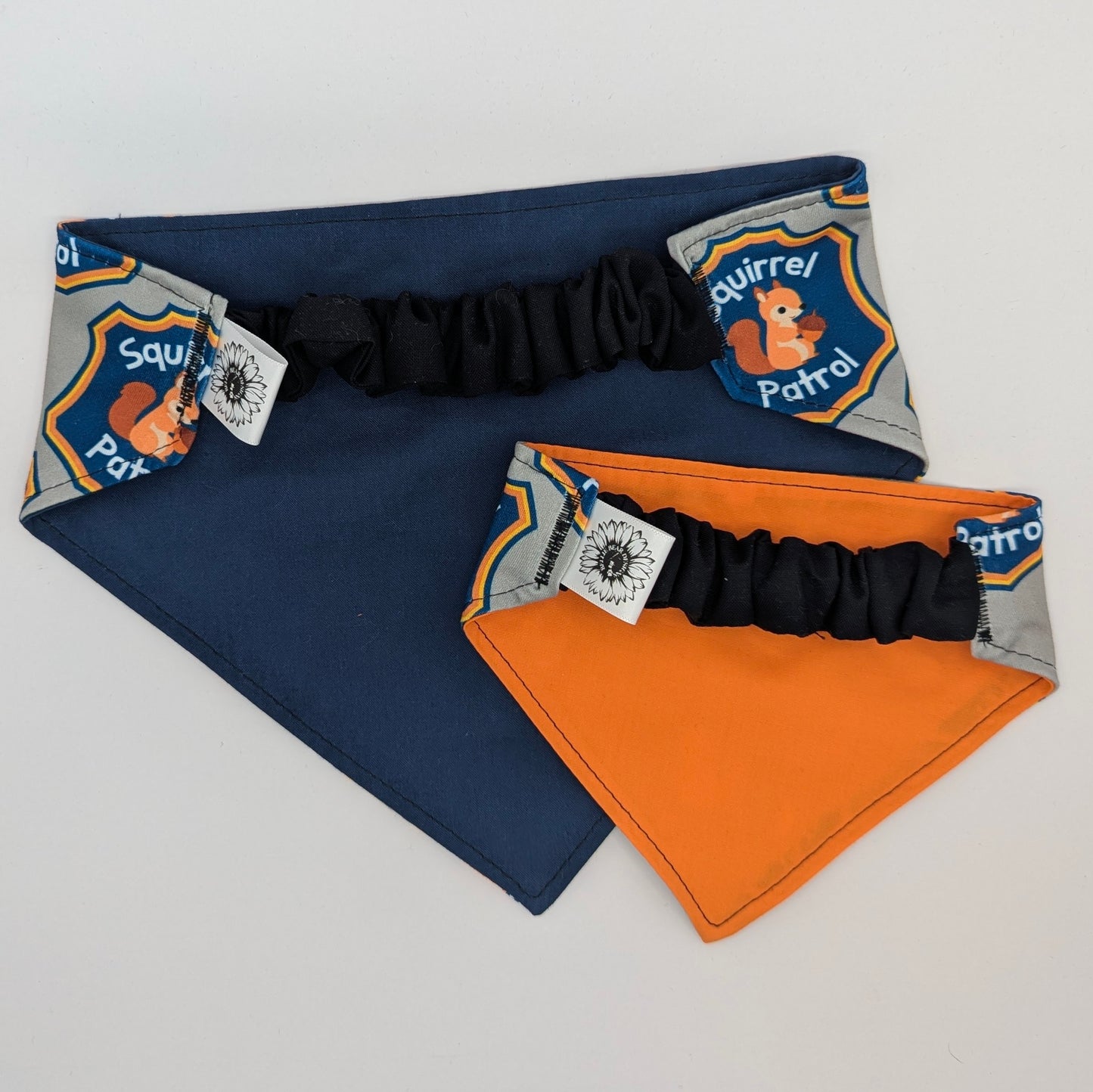 Squirrel Patrol Scrunchie Pet Bandana
