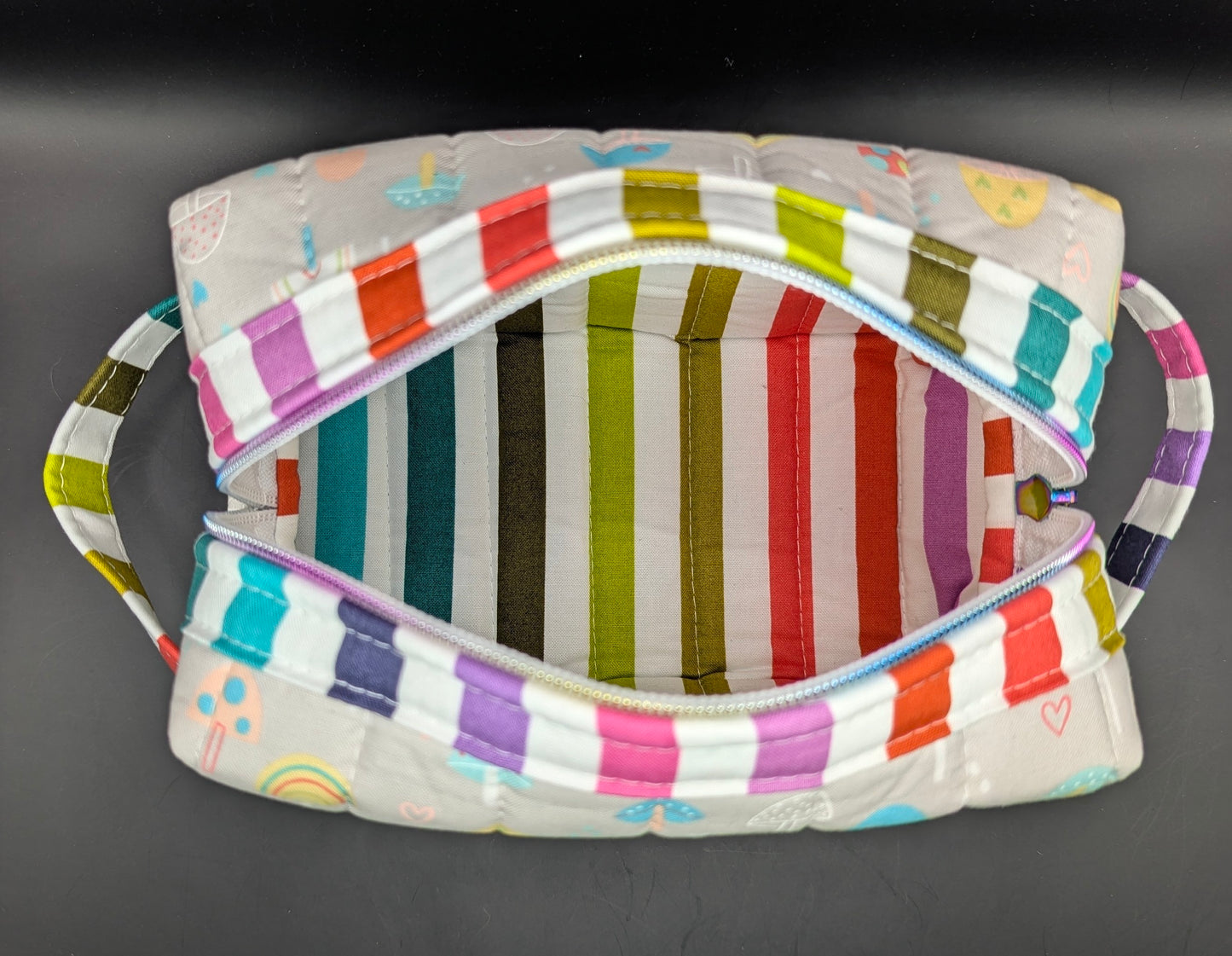 Bright Mushrooms Boxy Bag