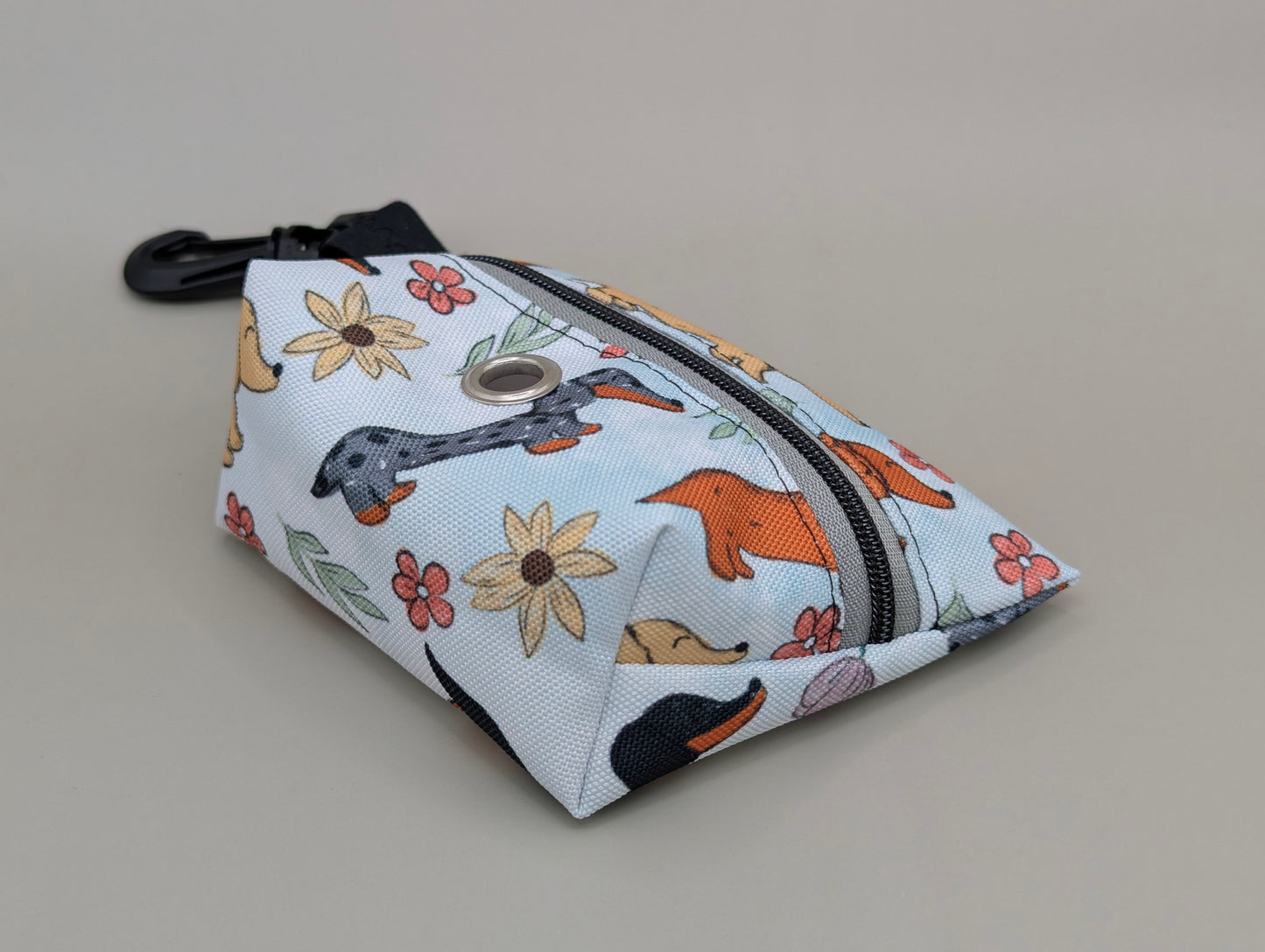 Doodie Duty Bags- Floral Doxie (new design)
