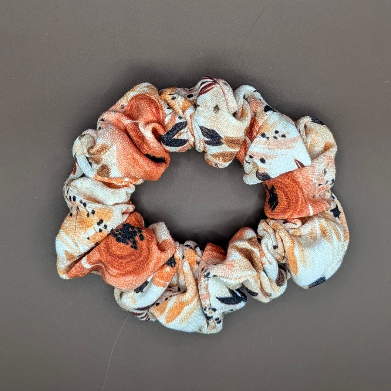 Autumn Floral Scrunchie