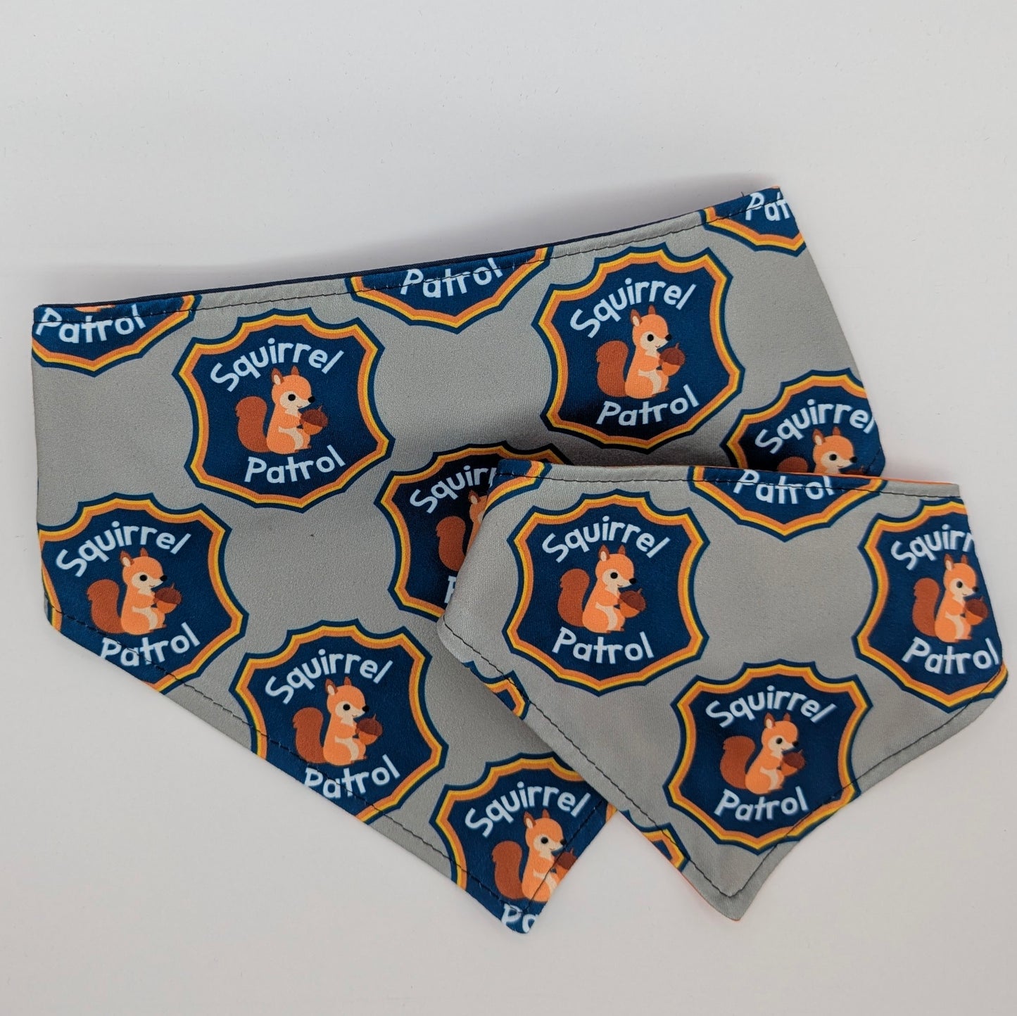 Squirrel Patrol Scrunchie Pet Bandana
