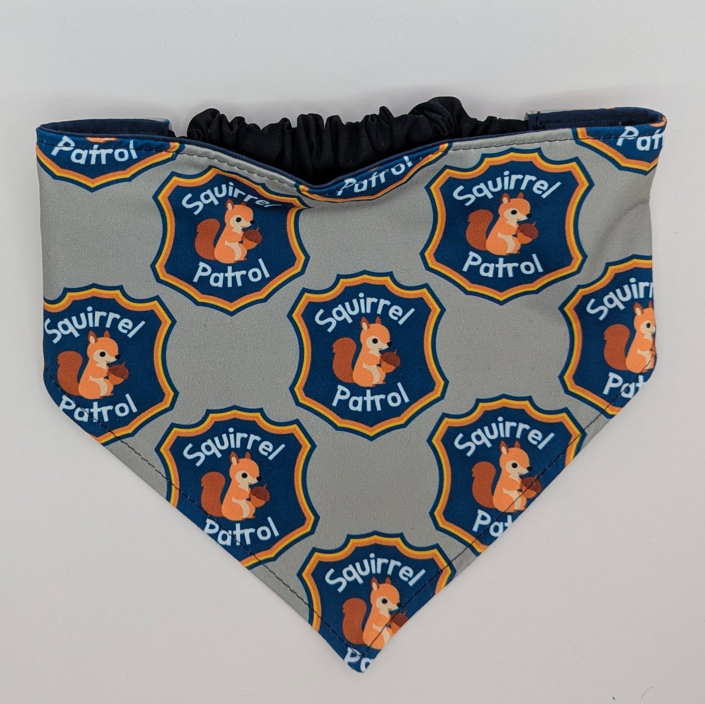 Squirrel Patrol Scrunchie Pet Bandana