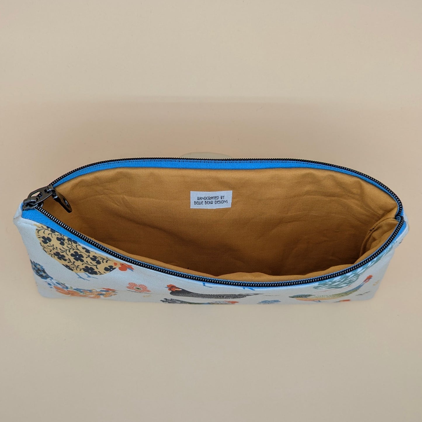 Floral Chicken Clutch Bag