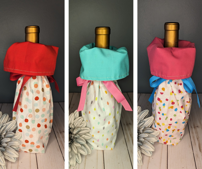 Confetti Wine Bags- Reusable