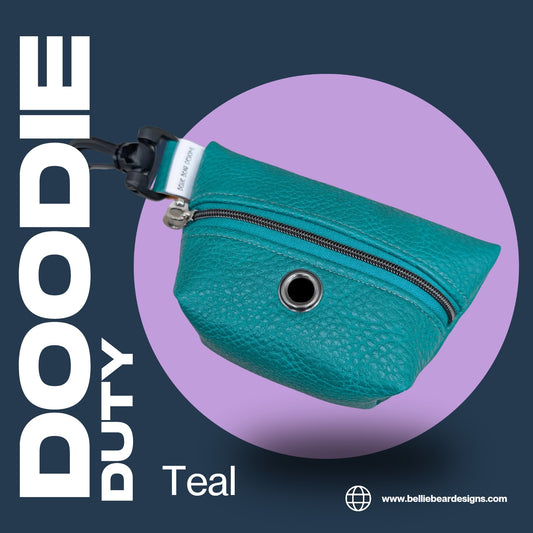 Doodie Duty Bags- Teal (New Design)