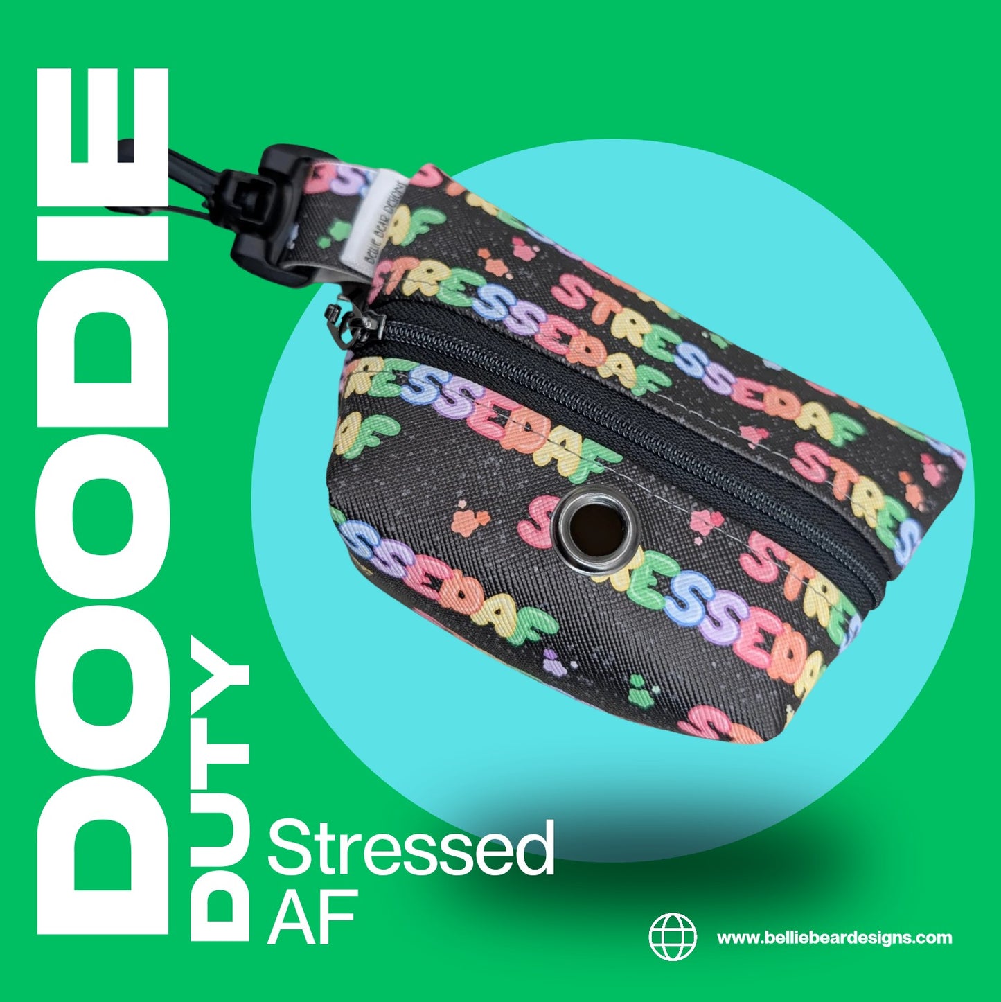 Doodie Duty Bags- Stressed AF (New Design)