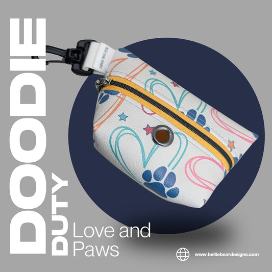 Doodie Duty Bags- Love and Paws (New Design)