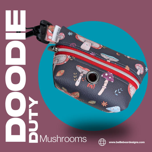 Doodie Duty Bags- Mushrooms (New Design)