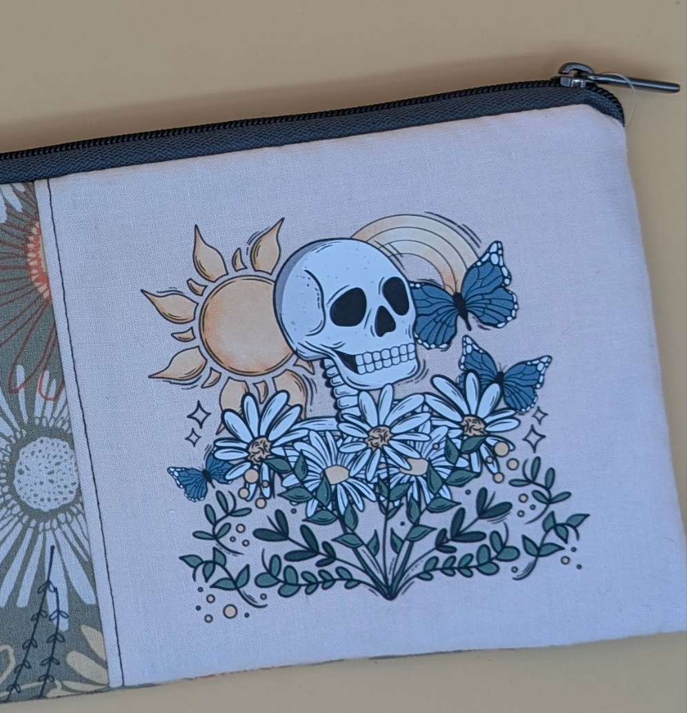 Skelly Clutch Bag
