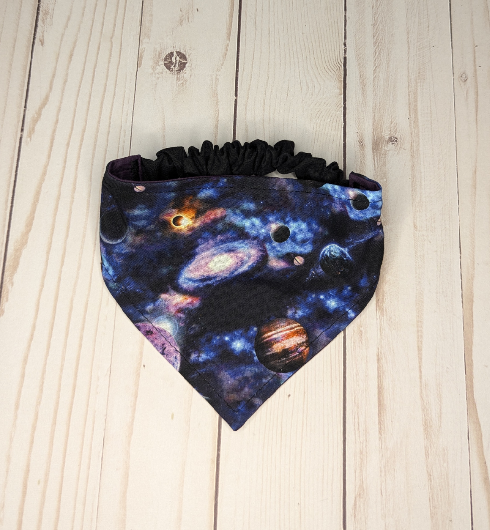Outer Space Scrunchie bandana