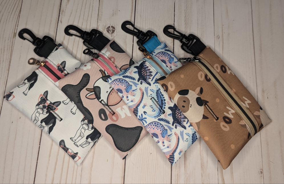 Doodie Duty Bags- Pink Mooing Cow