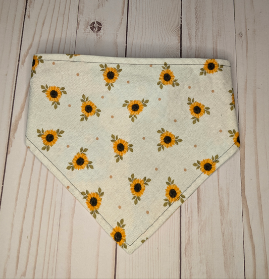 Patchwork Sunflower Bandana-Reversible
