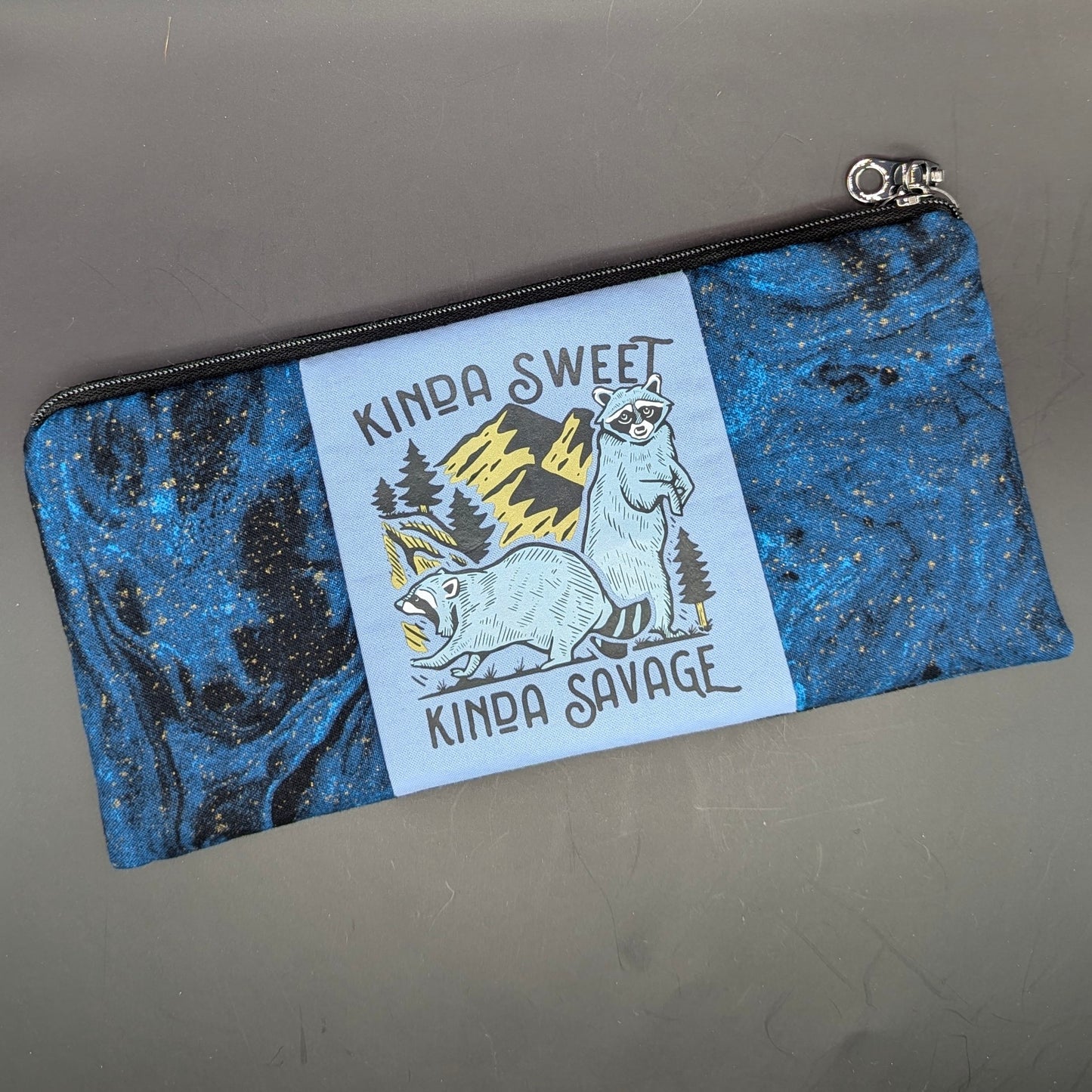 Playful Raccoon Clutch Bag
