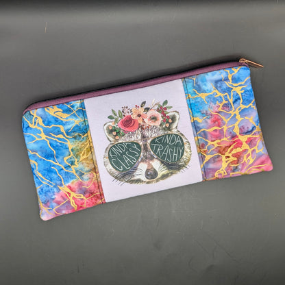 Playful Raccoon Clutch Bag