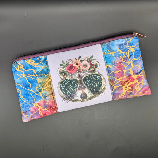 Playful Raccoon Clutch Bag