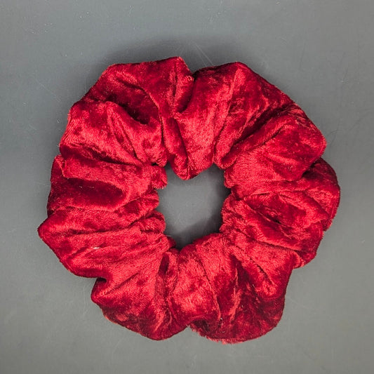 Red Velvet hair scrunchie