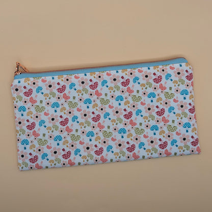 Tiny colorful Mushrooms Clutch Bag