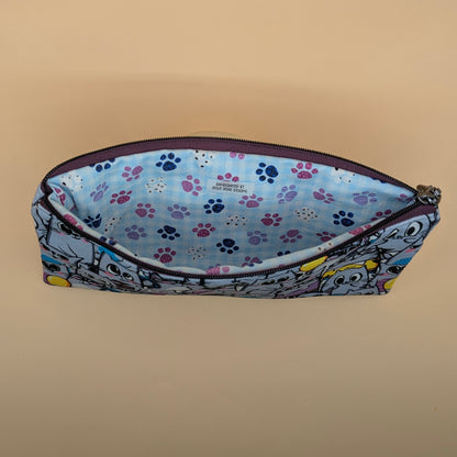 Many Cat Faces Clutch Bag