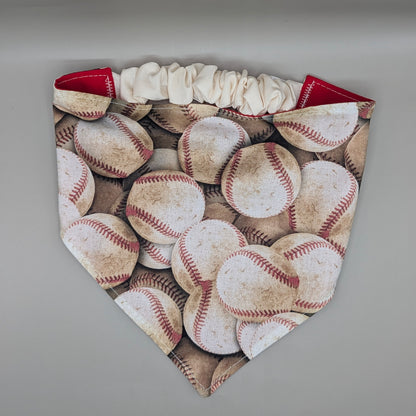 Scrunchie Pet Bandana - Baseball