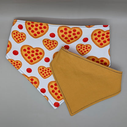 Scrunchie Bandanas (single side)- Pizza my Heart