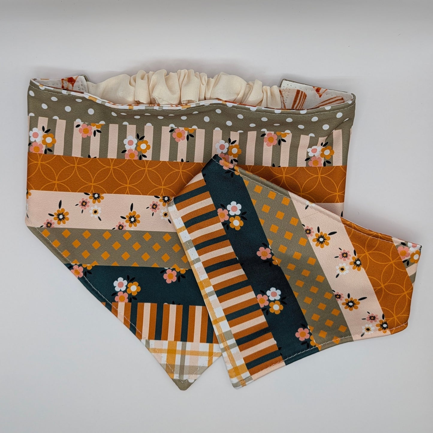 Reversible Scrunchie Bandana- Boho Bows