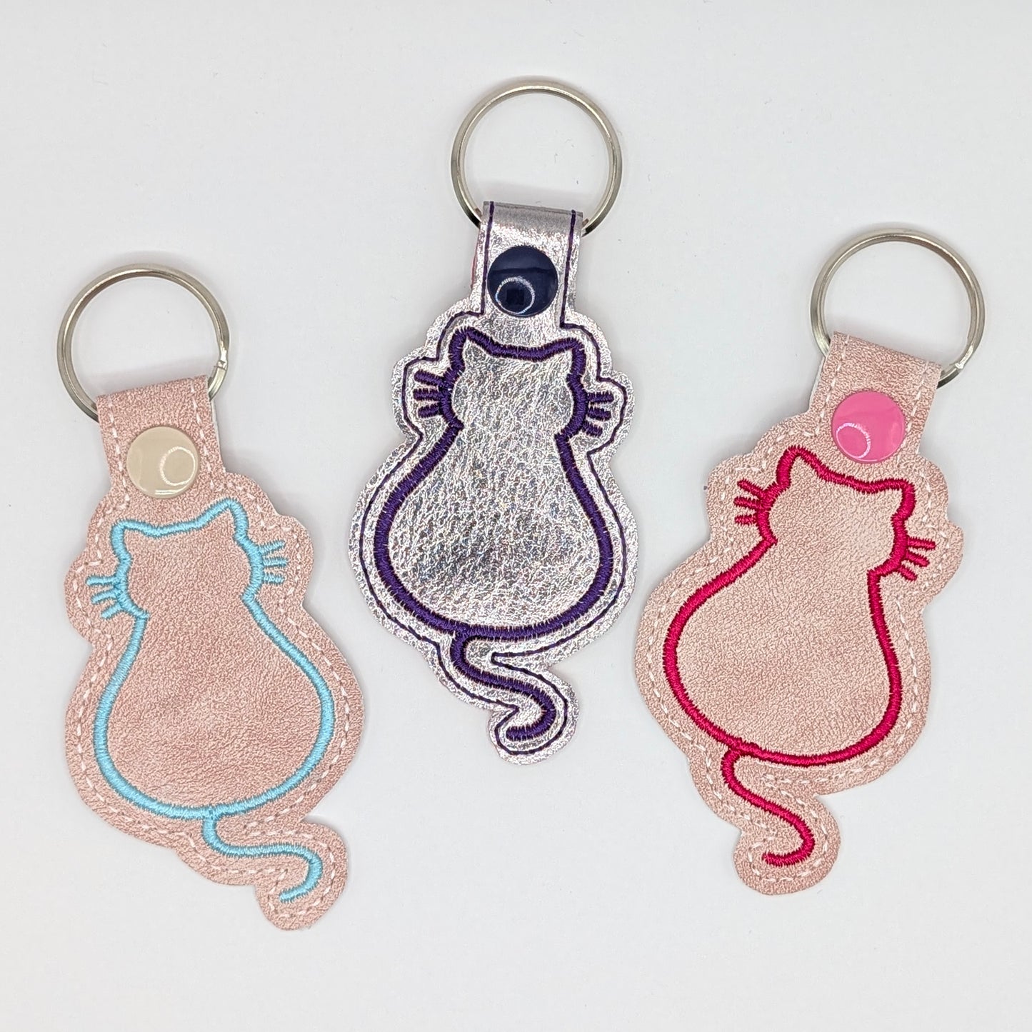 Cat silhouette Keychains