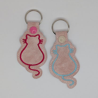 Cat silhouette Keychains