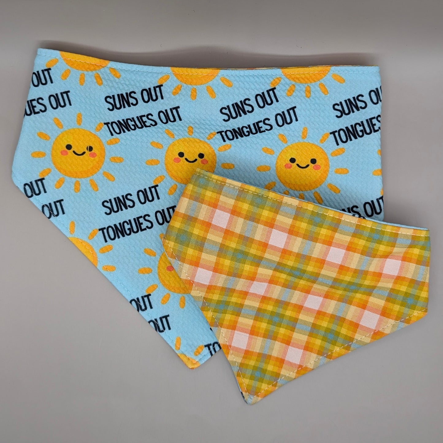 Reversible Scrunchie Bandana- Tongues Out