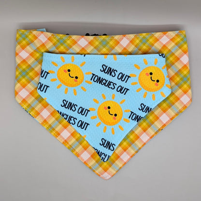 Reversible Scrunchie Bandana- Tongues Out