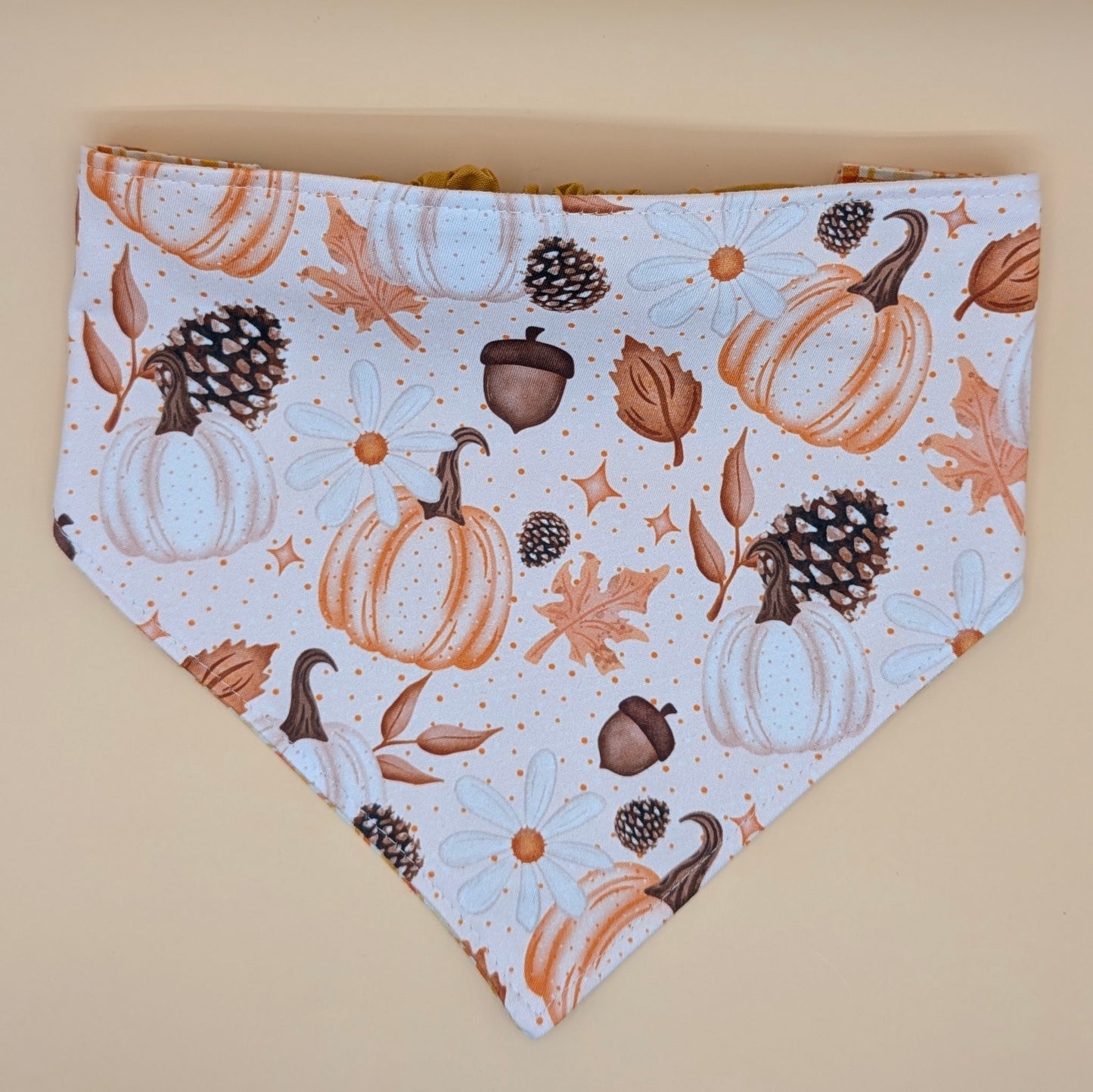 Reversible Scrunchie Bandana- Autumn Time