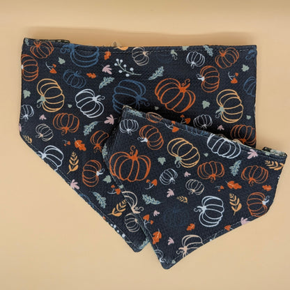Reversible Scrunchie Bandana- Little Pumpkins