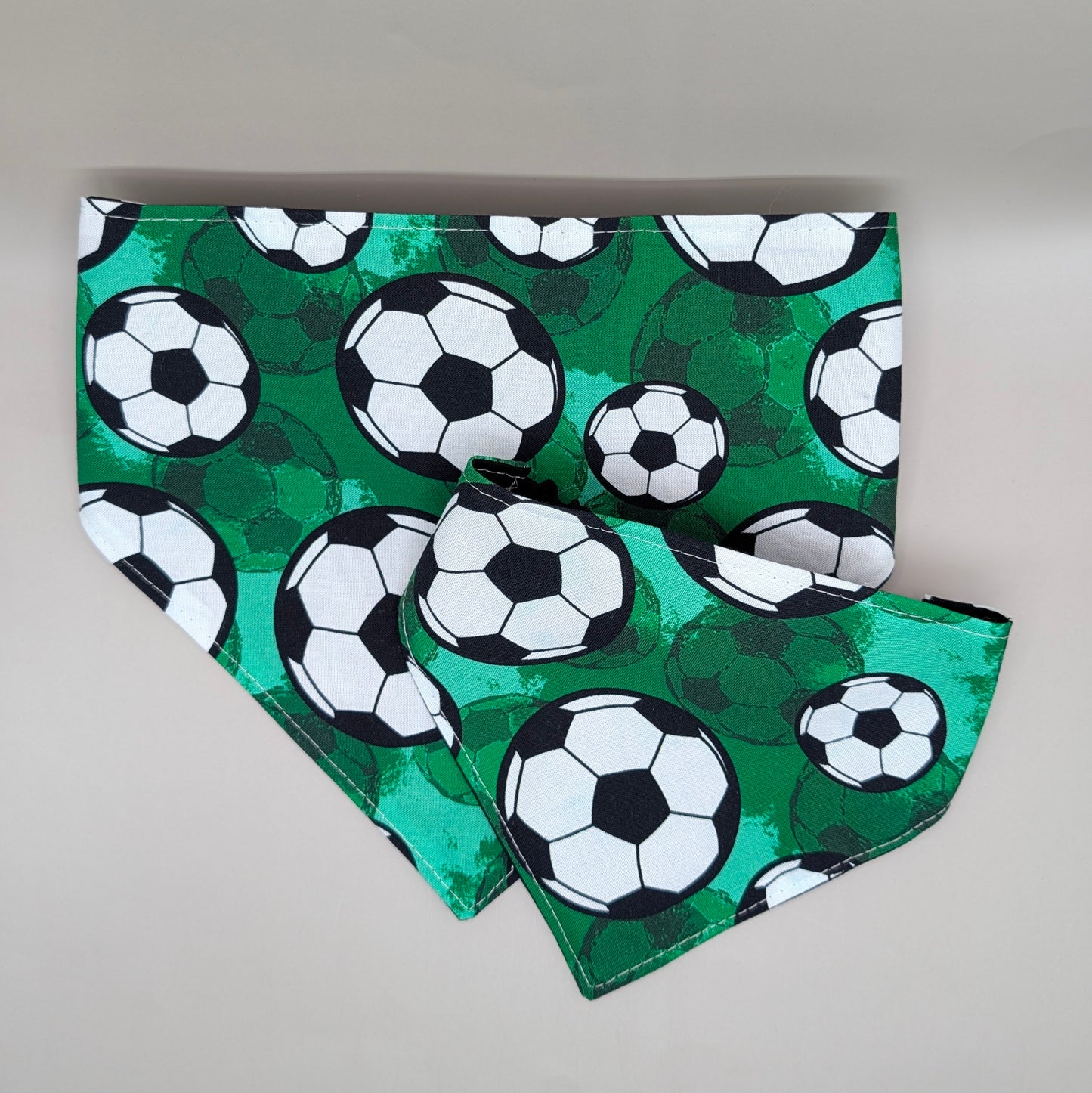 Scrunchie Bandanas (single side)- Soccer
