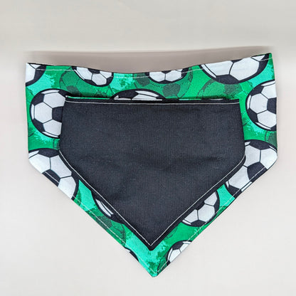 Scrunchie Bandanas (single side)- Soccer