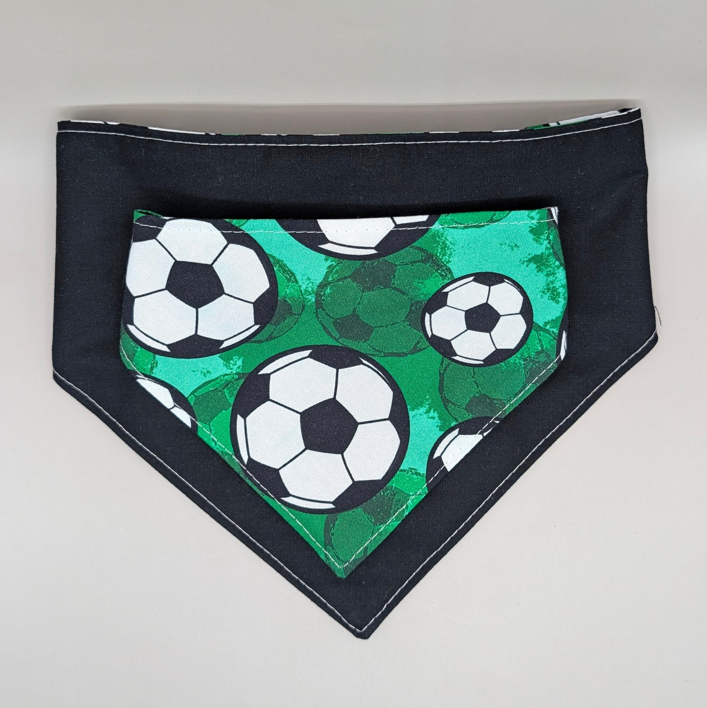 Scrunchie Bandanas (single side)- Soccer