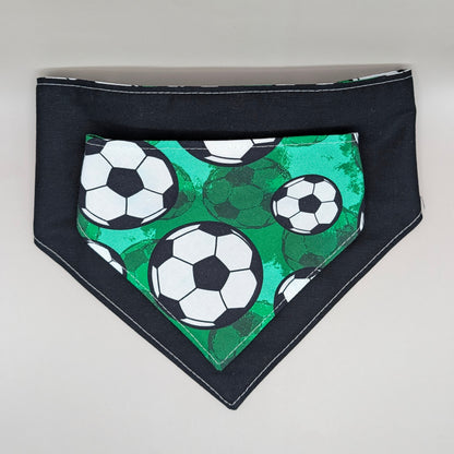 Scrunchie Bandanas (single side)- Soccer