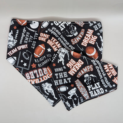Scrunchie Bandanas (single side)- Football Words